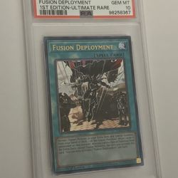 2024 YUGIOH - Fusion Deployment - 1st ED - Ultimate Rare - EN065 - PSA 10