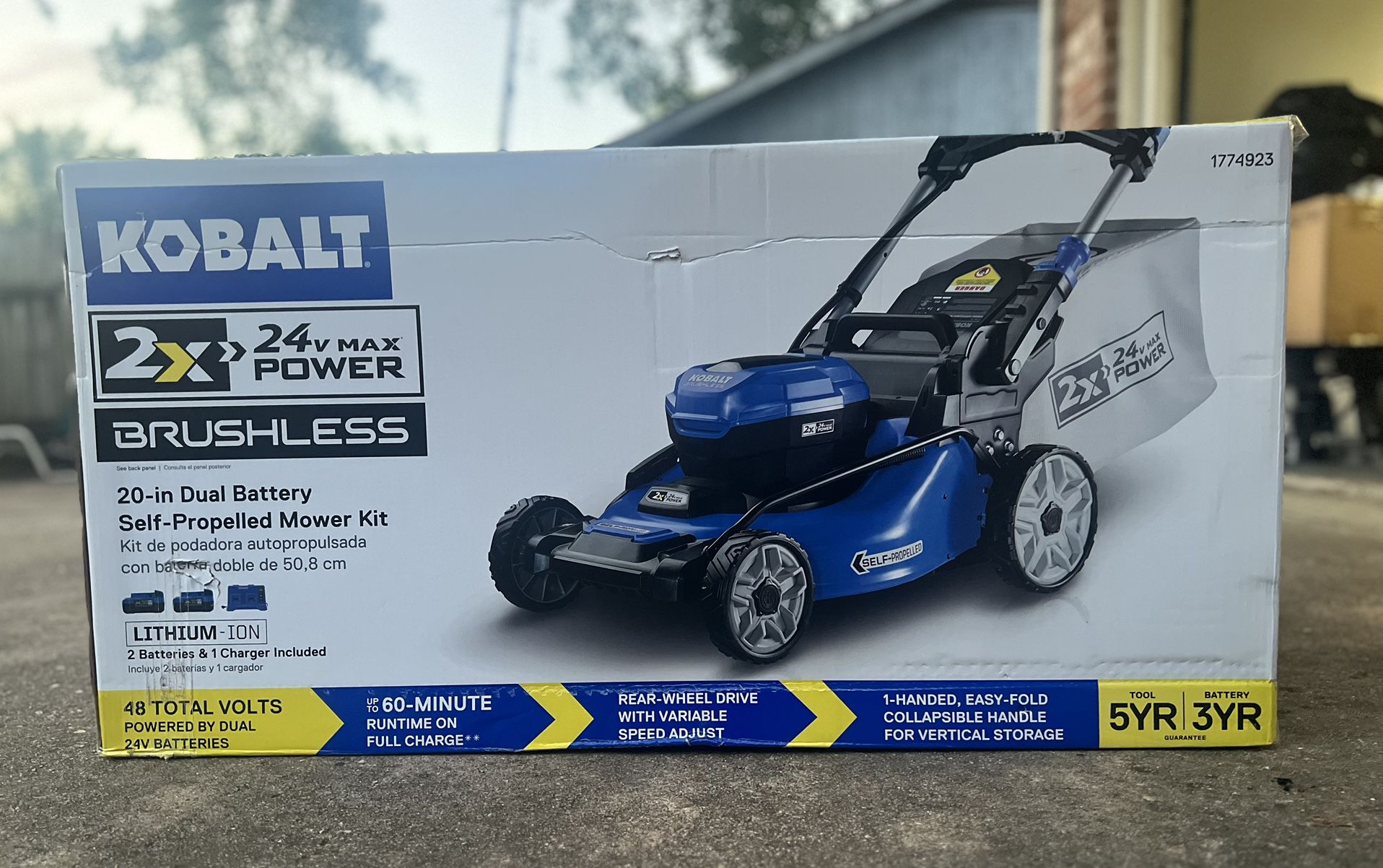 Kobalt 2x24 48-volt 20in Lawn Mower