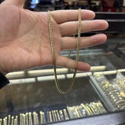 14k solid Cuban chain ✅ we buy & trade GOLD