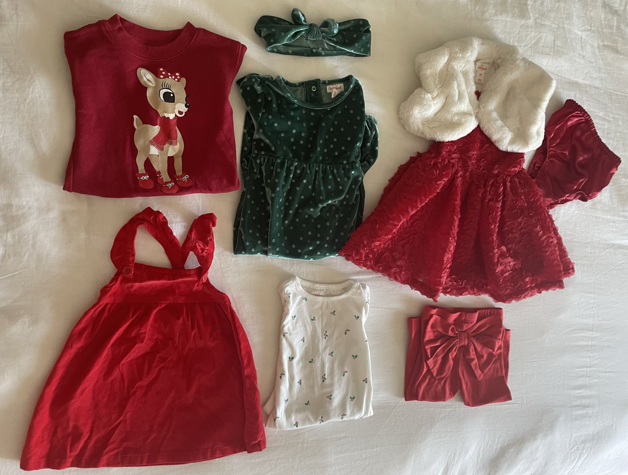 Baby Girl Dress Christmas Clothes 12 Months