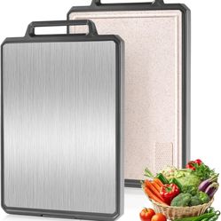 Stainless Steel 2-Sided Cutting Board