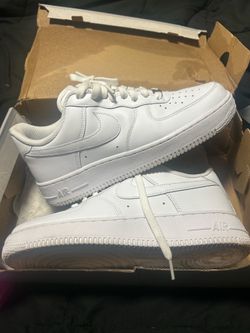 All white Air Force ones