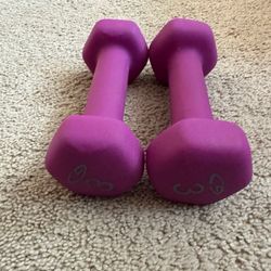 Weights Champion Coated Pair of 3 Lb Pound Dumbbells