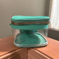 NWT mini open top pouch avocado   