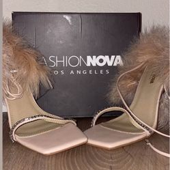 Fashion Nova Feather Heels