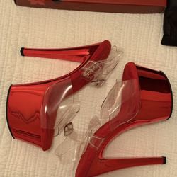 Brand New Red Pleaser Heels