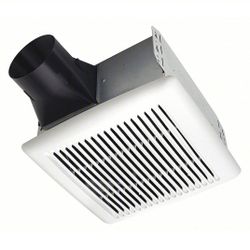Bathroom Fan: Ceiling, 50 cfm Max, 0.5 sones, 1 Speed, Round Duct