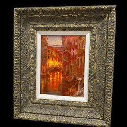 Sam Park Gondola Venice Framed 277/450 MSRP $950