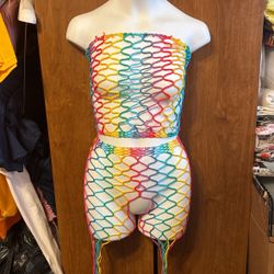 New Two-Piece Rainbow Lingerie