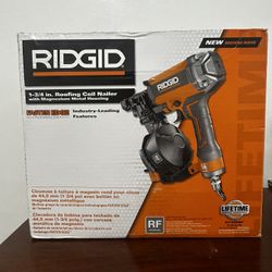 RIDGID Pneumatic 15 Deg. 1-3/4 in. Coil Roofing Nailer