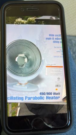 Oscillating parabolic heater