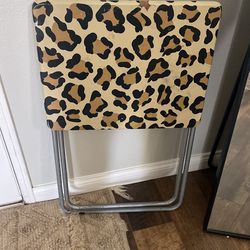 Cheetah / Leopard Folding Table