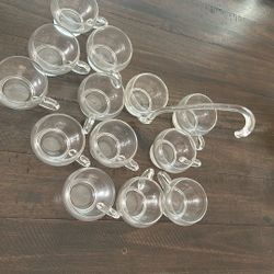 Glass Ladle And Drinking Cups