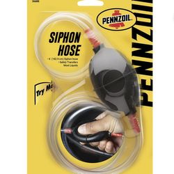 Pennzoil Hand Operated Manual Siphon Pump - Plastic 72 in.