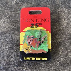 Lion King 25th PUMBAA, TIMON & SIMBA Pin LE 4000 Moving 2019 Disney Anniversary
