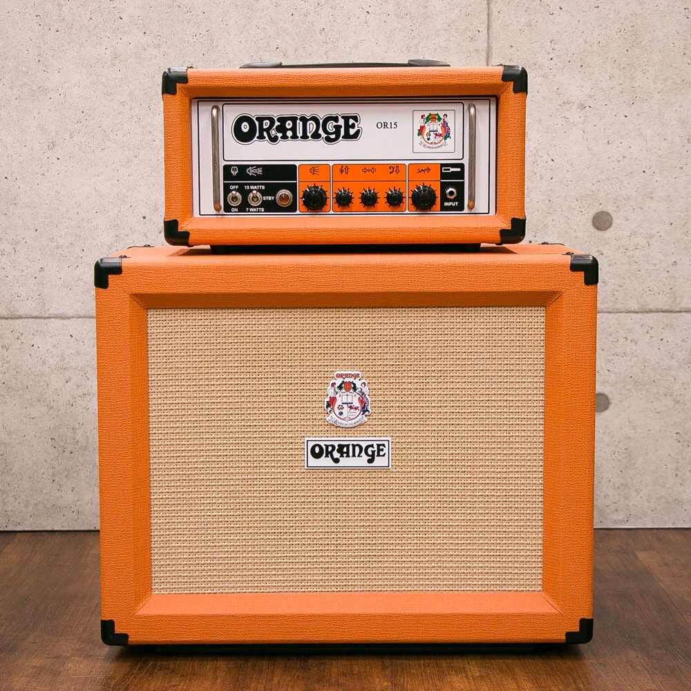 Orange OR15H 15-watt Tube Head with 60-watt 1x12 Cabinet