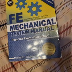 FE Mechanical Prep Book