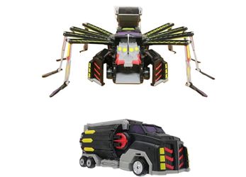 TURNING MECARD Mega Spider Transforming Robot Spider Anime Transformers Japan
