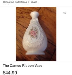The Cameo Ribbon Vase