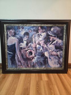 Title of  the painting  "in the Mood
