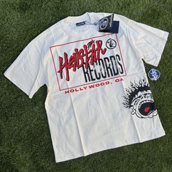 Hellstar Records T-Shirt ‘Cream’