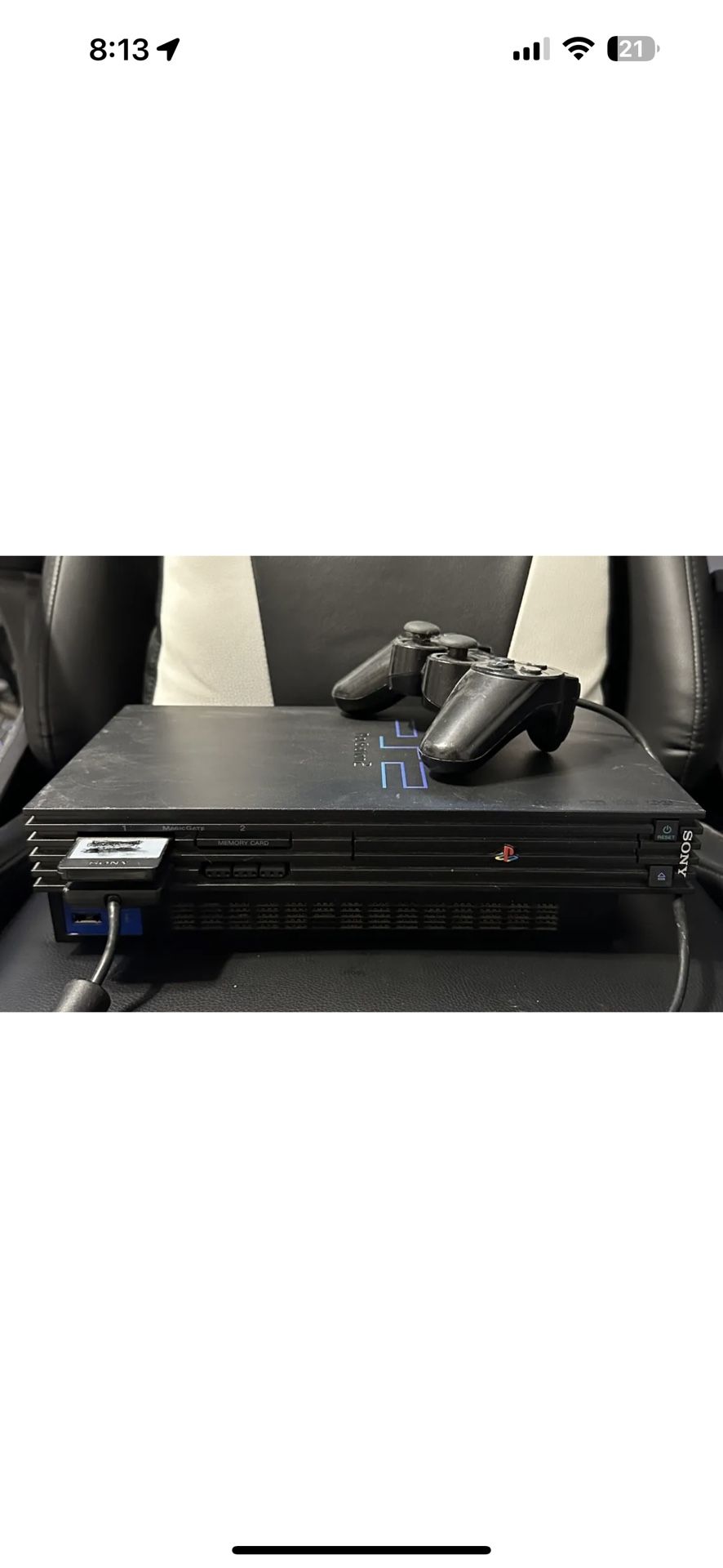 Sony Playstation 2 PS2 Fat Black Video Game System Console – TekRevolt