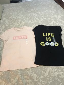 2 New Tshirts Size Small And Medium $7 Each Firm
