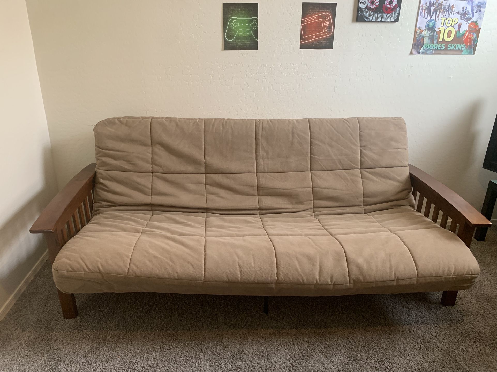 FUTON WITH FRAME (full Size Bed)