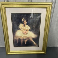 Grace In Repose: The Quiet Moment Before The Dance Painting 