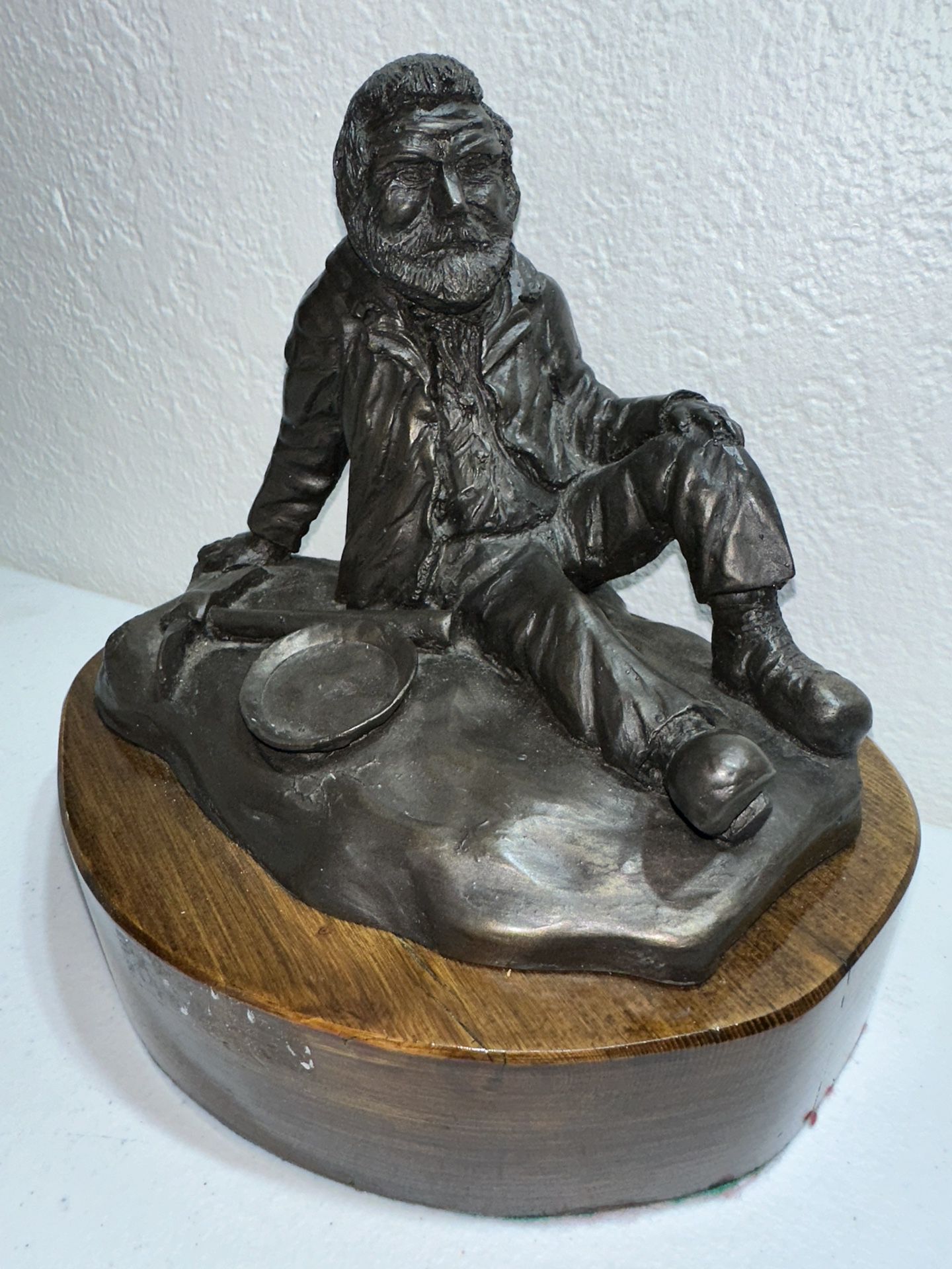 Mining Man  Sculpture Statue, 12 Of 100 Limited 8x8x8