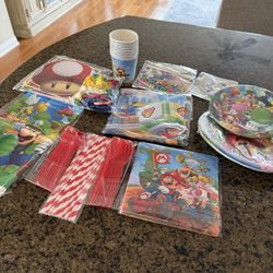 Super Mario Birthday Supplies 