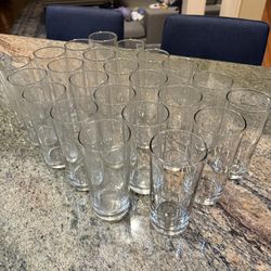 23-Piece Clear Highball Glass Set Barware