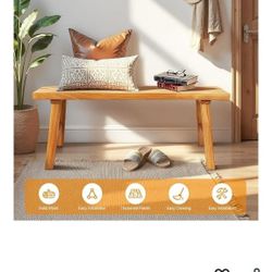 Solid Pine Wood Bench