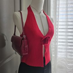 🌹 Red Rose Top (Size Small) 🌹