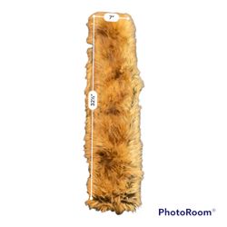 Faux fur shawl/ wrap