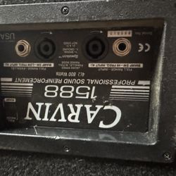 Carvin 1588 Professional Sound Reinforcement speakers