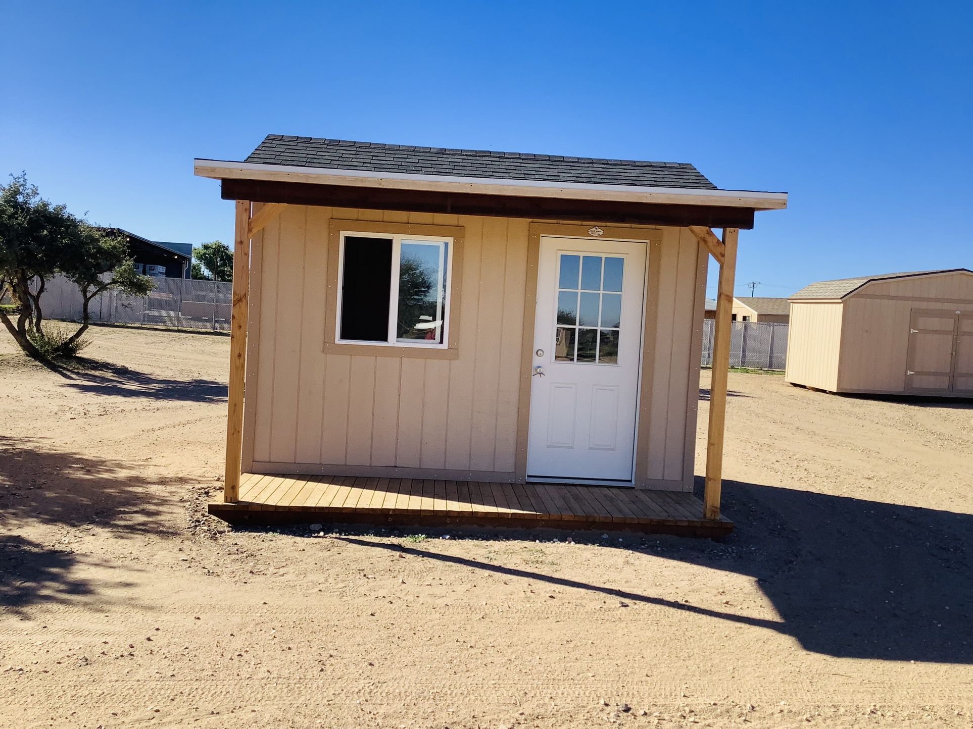 8 Feet Wide X 8 Feet Deep X 8‘6“ Tall Playhouse Shed