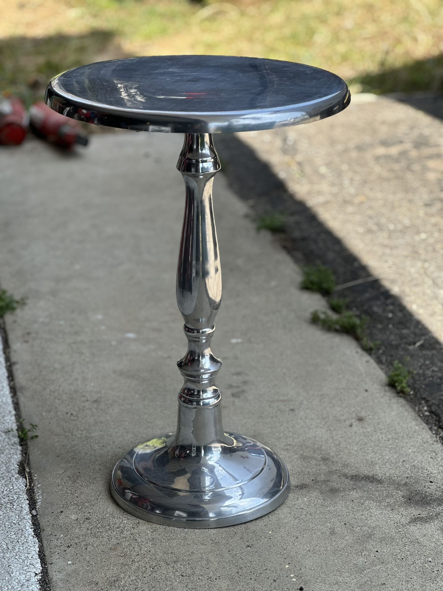 Silver End or Accent Table