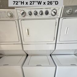 Whirlpool Combo 27”W (washer And Dryer) Stackable Top Load Electric (#343)