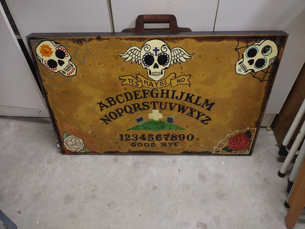 Handmade Coffee Table And Ouija Board