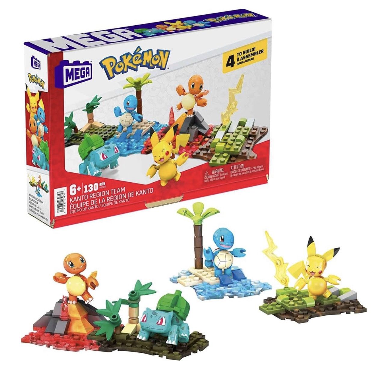 Mega Pokemon Building Toy Set
