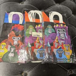 Gorilla Tag Favor Bags 