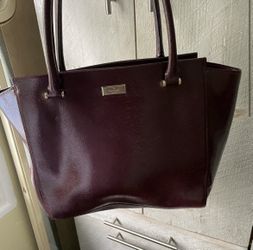 Kate Spade Patent Leather Burgundy