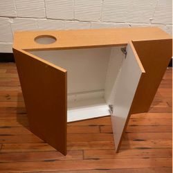 Hair Salon Towel Wall Cabinet Shelf 