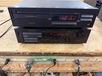 Nakamichi stereo receiver amplifier with cd player