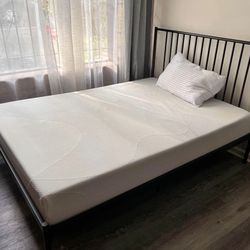 Full Size Bed Frame and Mattress