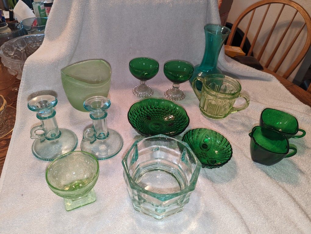 Green Glass Collection 