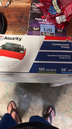 Condensate pump. Never opened.