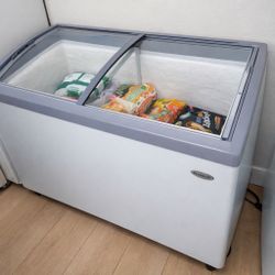 Commercial Premium Glass Top Chest Freezer