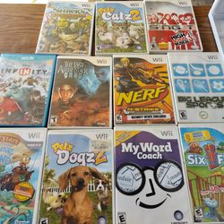 Wii Video Game Lot 